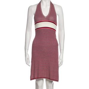Dolce and Gabbana light knit ribbed dress